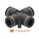 Czwórnik wtykowy tekalan 4mm TEGER Z4-04 | Exvi