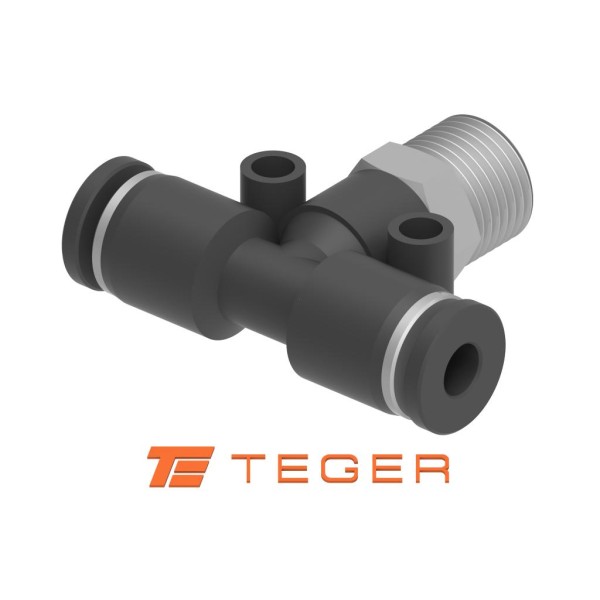 Trójnik wtykowy tekalan (typ T) TGZG-012-08 | Exvi