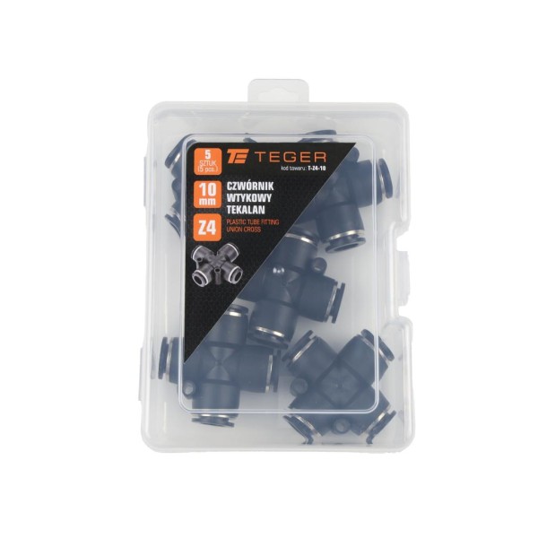 Czwórnik wtykowy tekalan 10mm TEGER Z4-10 | Exvi