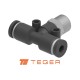 Trójnik wtykowy tekalan (typ T) TGZG-014-04 | Exvi