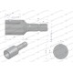 Redukcja adapter na wpust otwór wew. Q 45 mm W246637 | Exvi