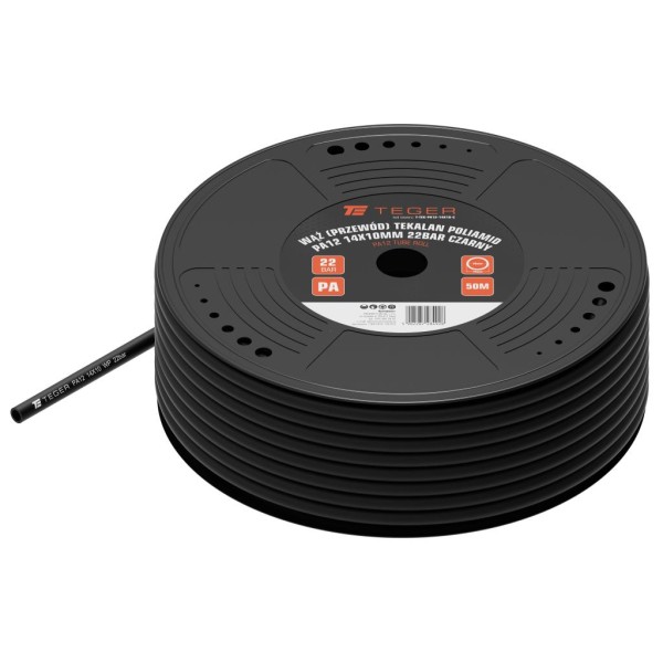 Wąż (przewód) tekalan Poliamid PA12 TEK-PA12-14X10-C | Exvi