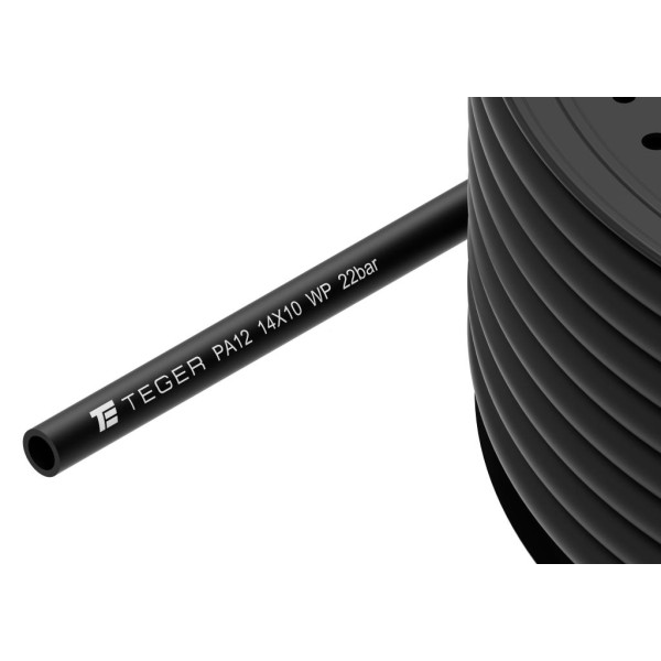 Wąż (przewód) tekalan Poliamid PA12 TEK-PA12-14X10-C | Exvi