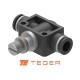 Zawór dławiąco-zwrotny wtykowy tekalan 4mm Z-DL-04 | Exvi