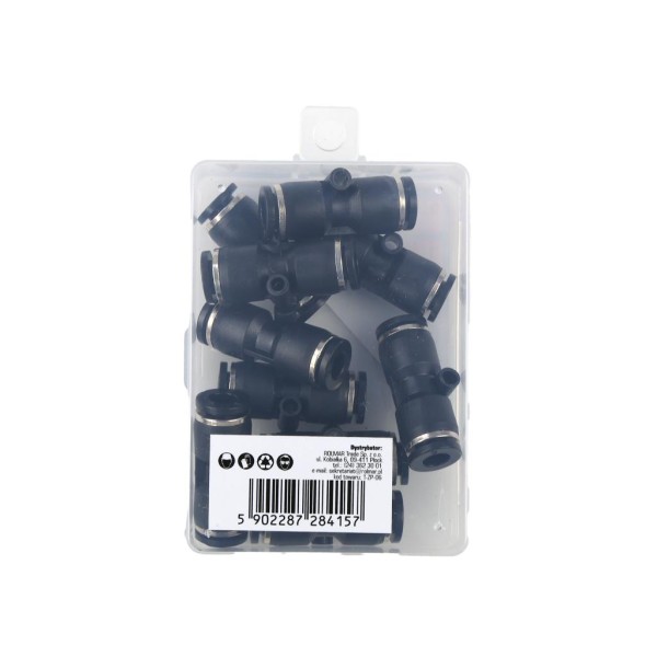 Złączka prosta wtykowa tekalan 6mm TEGER ZP-06 | Exvi