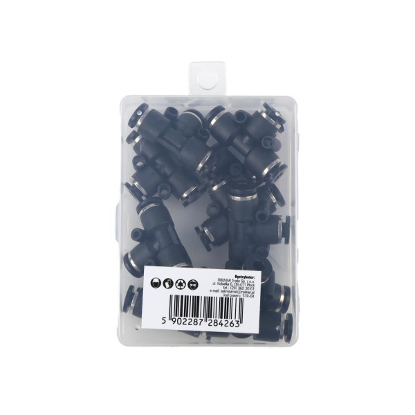 Trójnik wtykowy tekalan (typ T) 4mm TEGER TR-04 | Exvi