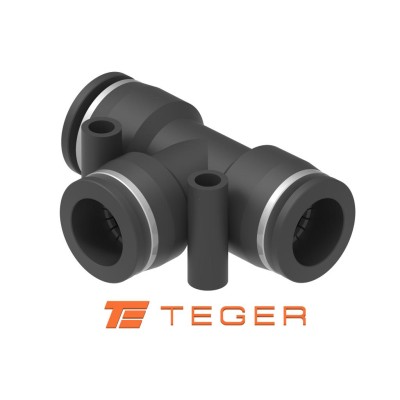 Trójnik wtykowy tekalan (typ T) 14mm TEGER TR-14 | Exvi