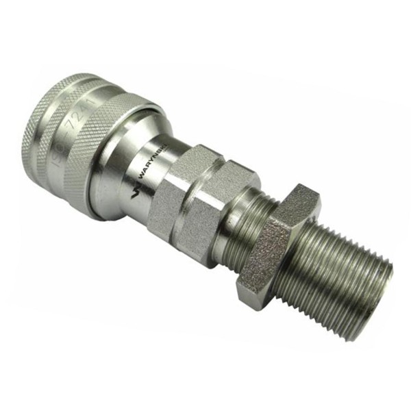 Szybkozłącze hydrauliczne gniazdo long WIAM22MZL-50 | Exvi