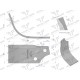 Nóż praw, Glebogryzarka zastosowanie RF-1500020040B | Exvi