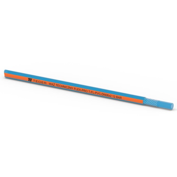 Wąż techniczny zbrojony FLEX-PRO PVC FL-PVC-DN06X2 | Exvi
