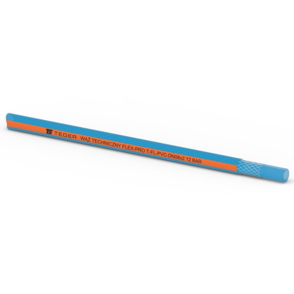 Wąż techniczny zbrojony FLEX-PRO PVC FL-PVC-DN08X2 | Exvi