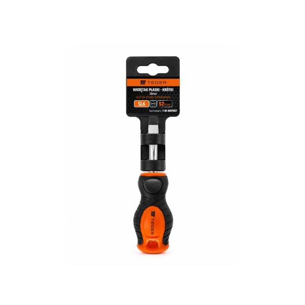 Wkrętak płaski SL 6x38mm, Teger WKP007 | Exvi
