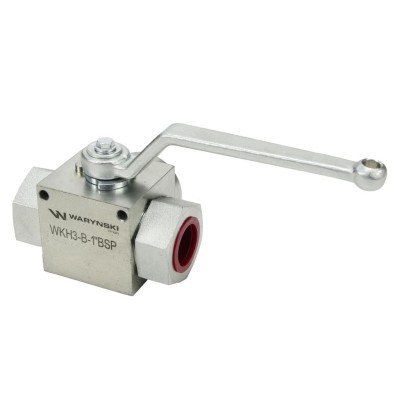Zawór kulowy hydrauliczny 3-drogowy 3/2 WKH3-B-1BSP | Exvi