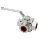 Zawór kulowy hydrauliczny 3-drogowy 3/2 WKH3-B-1BSP | Exvi