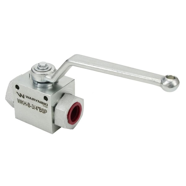 Zawór kulowy hydrauliczny 2-drogowy 2/2 WKH-B-3/4BSP | Exvi