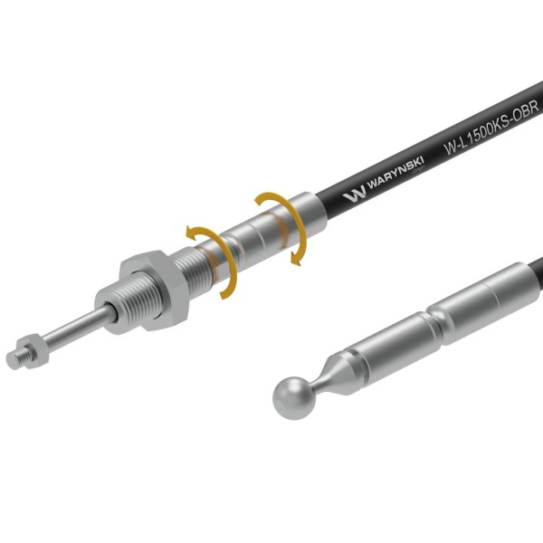 Linka z końcówką obrotową do sterowania L1500KS-OBR | Exvi