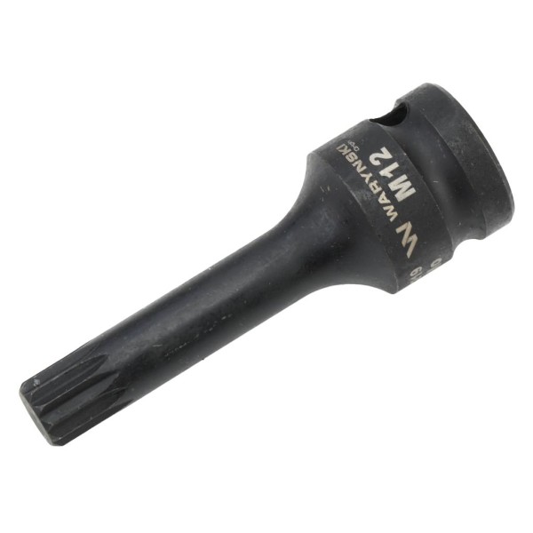 Nasadka udarowa 1/2", bit spline M12 ze stali WMU219 | Exvi