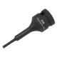 Nasadka udarowa 1/2", bit spline M4 ze stali WMU213 | Exvi