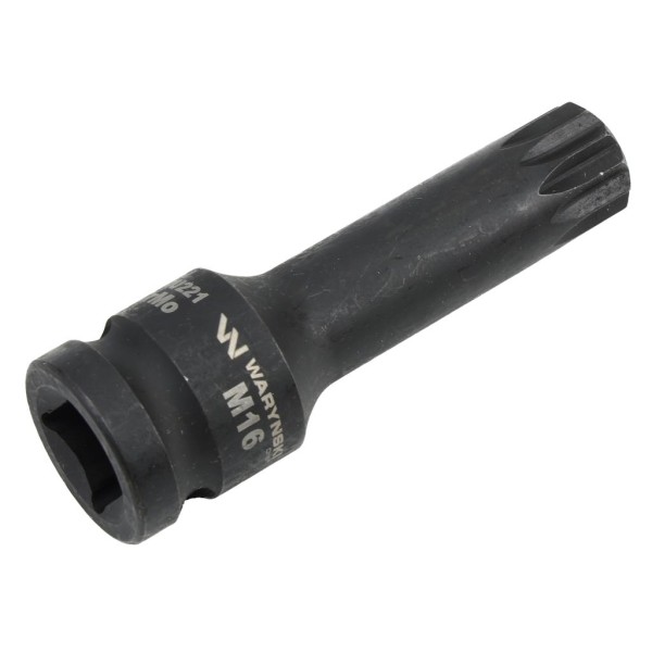 Nasadka udarowa 1/2", bit spline M16 ze stali WMU221 | Exvi
