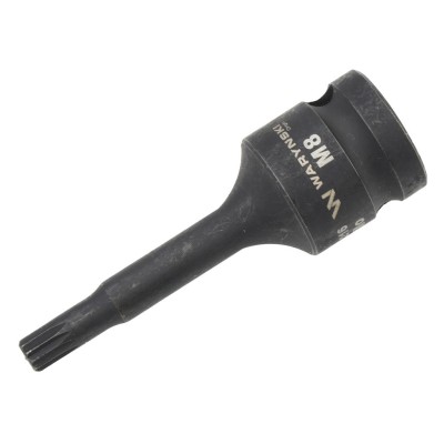 Nasadka udarowa 1/2", bit spline M8 ze stali WMU216 | Exvi
