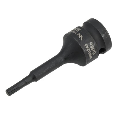 Nasadka udarowa 1/2", bit spline M5 ze stali WMU214 | Exvi