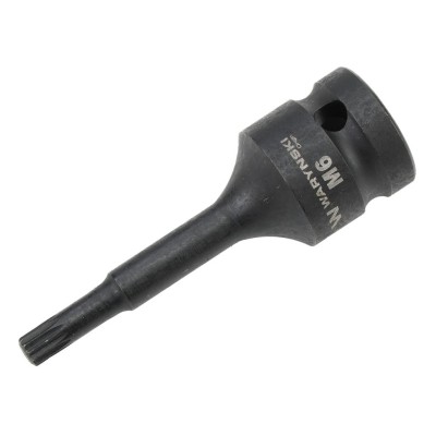 Nasadka udarowa 1/2", bit spline M6 ze stali WMU215 | Exvi