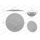 Talerz tarcza redlicy fi 320mm, mocowanie 3 13209230 | Exvi
