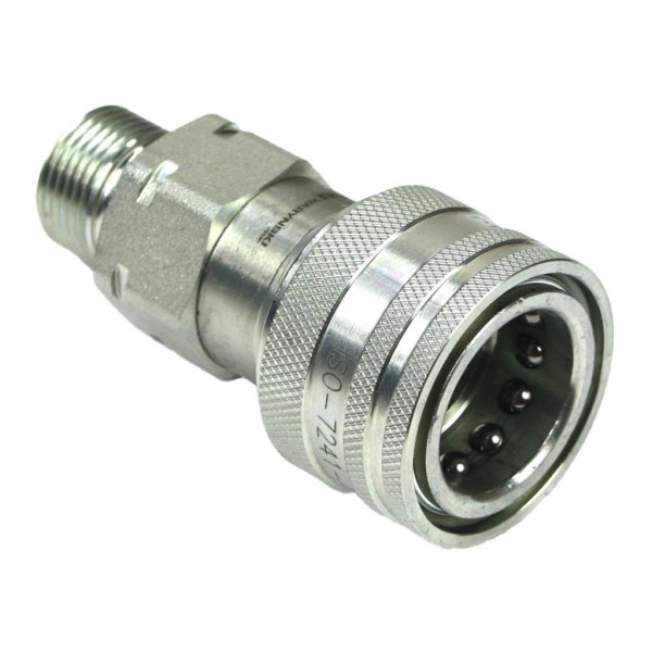 Szybkozłącze hydrauliczne gniazdo WIAM22MZE-10 | Exvi
