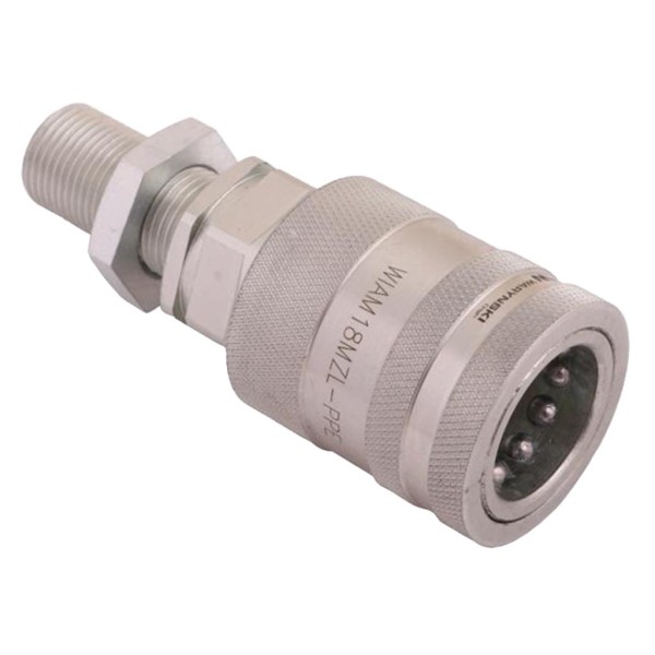 Szybkozłącze hydrauliczne gniazdo WIAM18MZL-PPE-10 | Exvi
