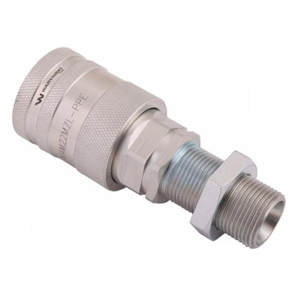 Szybkozłącze hydrauliczne gniazdo WIAM22MZL-PPE-10 | Exvi
