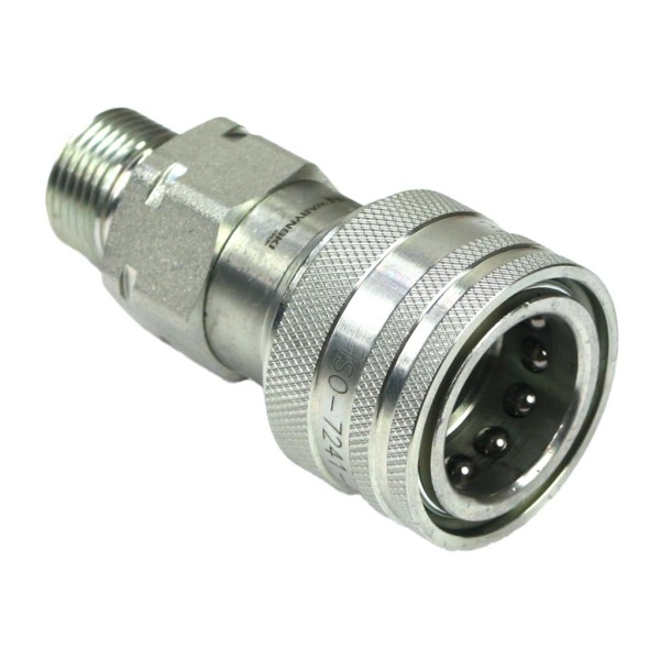 Szybkozłącze hydrauliczne gniazdo WIAM18MZE-10 | Exvi