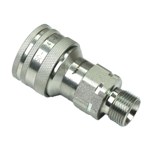 Szybkozłącze hydrauliczne gniazdo WIAM18MZE-10 | Exvi