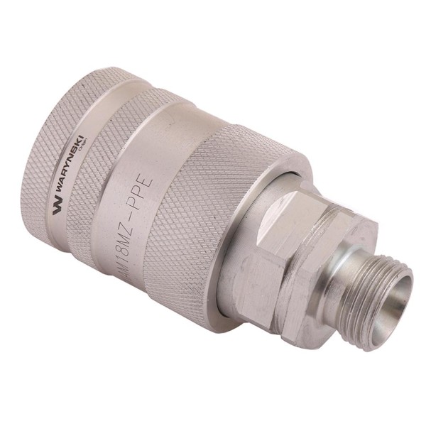 Szybkozłącze hydrauliczne gniazdo WIAM18MZ-PPE-10 | Exvi