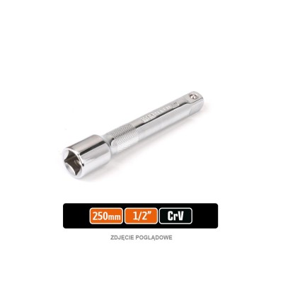 Przedłużka do nasadek 1/2" 250 mm, CR-V PRZE103 | Exvi