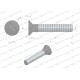 Śruba płużna podsadzana D 608 M12x70 mm 608101270/KG | Exvi
