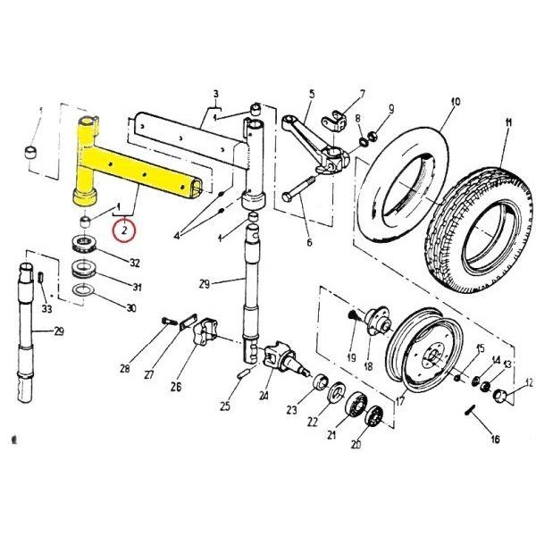 Półoś prawa płaska C-330/360 46834050 | Exvi
