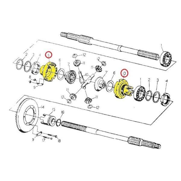 Obudowa mechanizmu różnicowego C-330 42/25-005/0 | Exvi