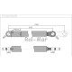 Cylinder hydrauliczny jednostronnego 7210120051 | Exvi