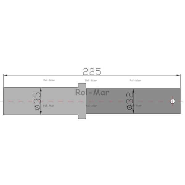 Czop koła 3 skibowy Pług 1023040030 | Exvi
