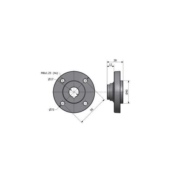 Piasta pompy wody C-360 50406110 | Exvi