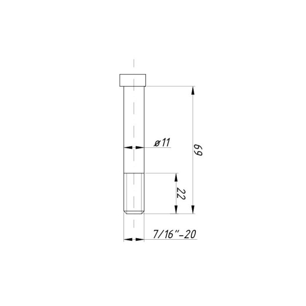 Śruba korbowodu MF3 (sprzedawane po 2 szt ) 0095250 | Exvi