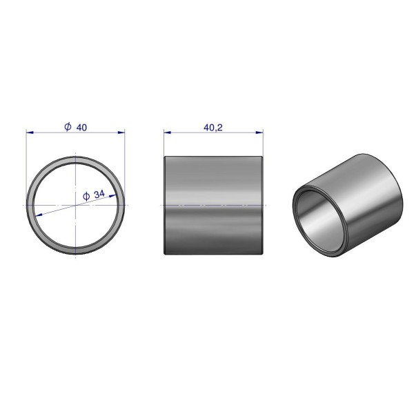 Tulejka obudowy mechanizmu kierowniczego 50016250 | Exvi