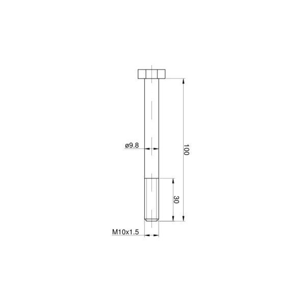 Śruba mechanizmu różnicowego M10 C-330 50013580 | Exvi
