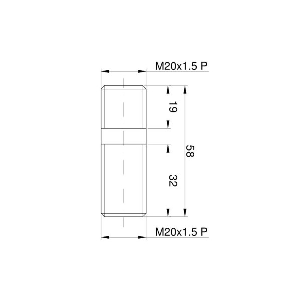 Śruba mocowania koła tylnego M20x1.5 C-330 50014110 | Exvi