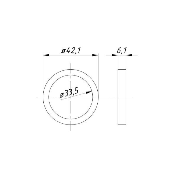 Gniazdo zaworu wydechowego C-330 50106310 | Exvi