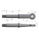 Ucho dyszla D-50 Fi40mm M45x3 Przyczepa 6070100010 | Exvi