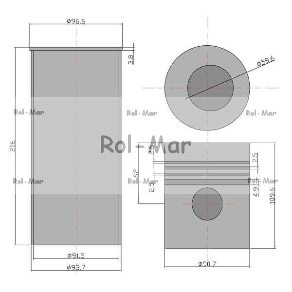 Zestaw naprawczy MF3 4P ( import ) MF3J | Exvi
