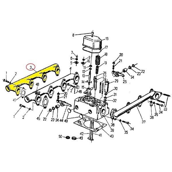 Rura wody 40010501 C-360/Zetor 46405010 | Exvi