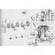 Podkładka dystansowa bloku cylindra C-330 50101760 | Exvi