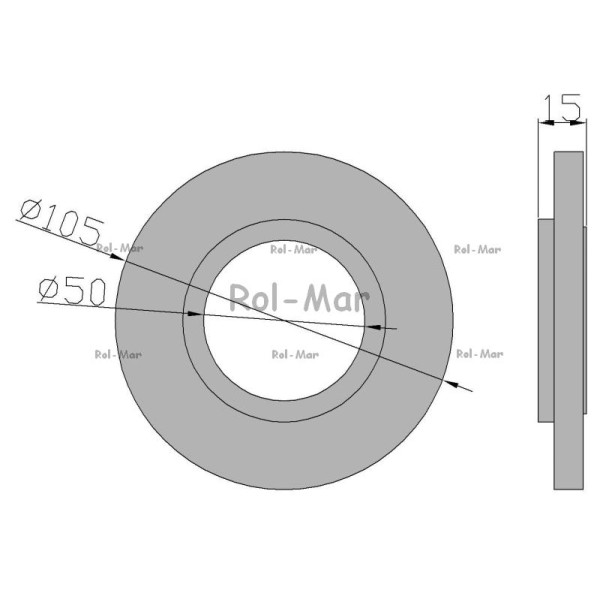 Osłona dystansowa Kosiarka rotacyjna 5036010030 | Exvi